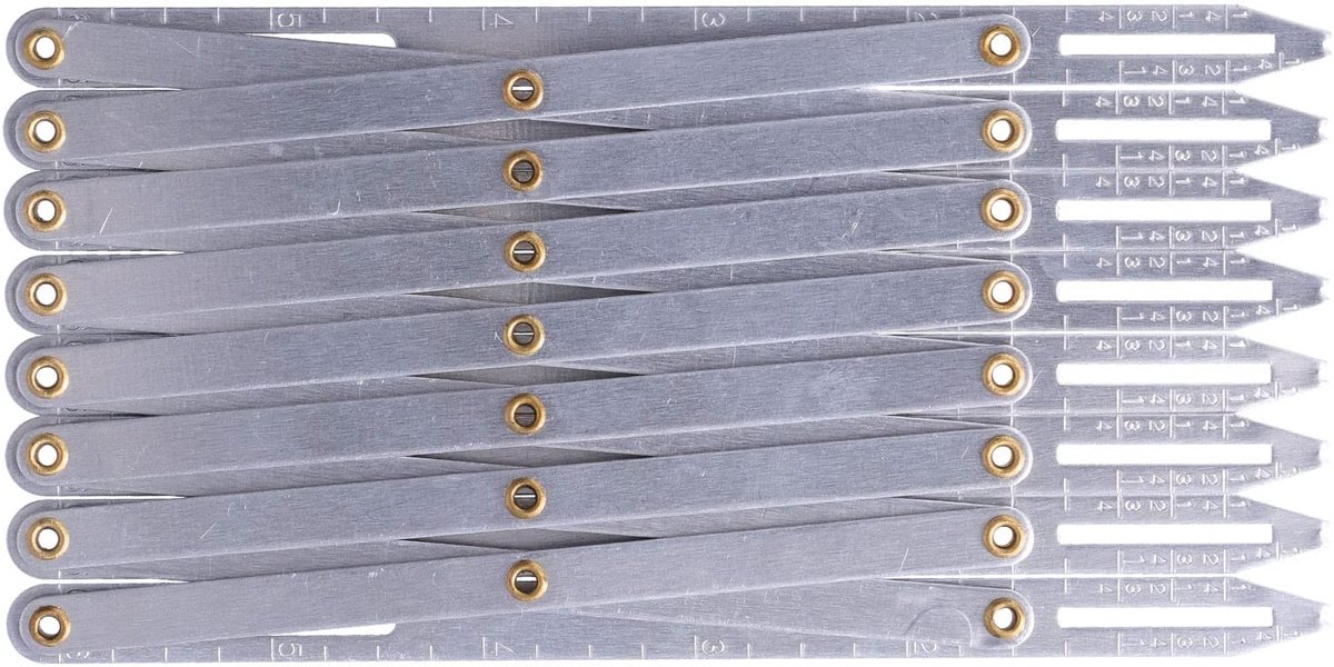 Dailygoods- Naaikleer Uitbreidbaar - Multifunctioneel voor Huishouden - Handwerk - Lichtgewicht - Duurzaam - Aluminium - Naaldwerk