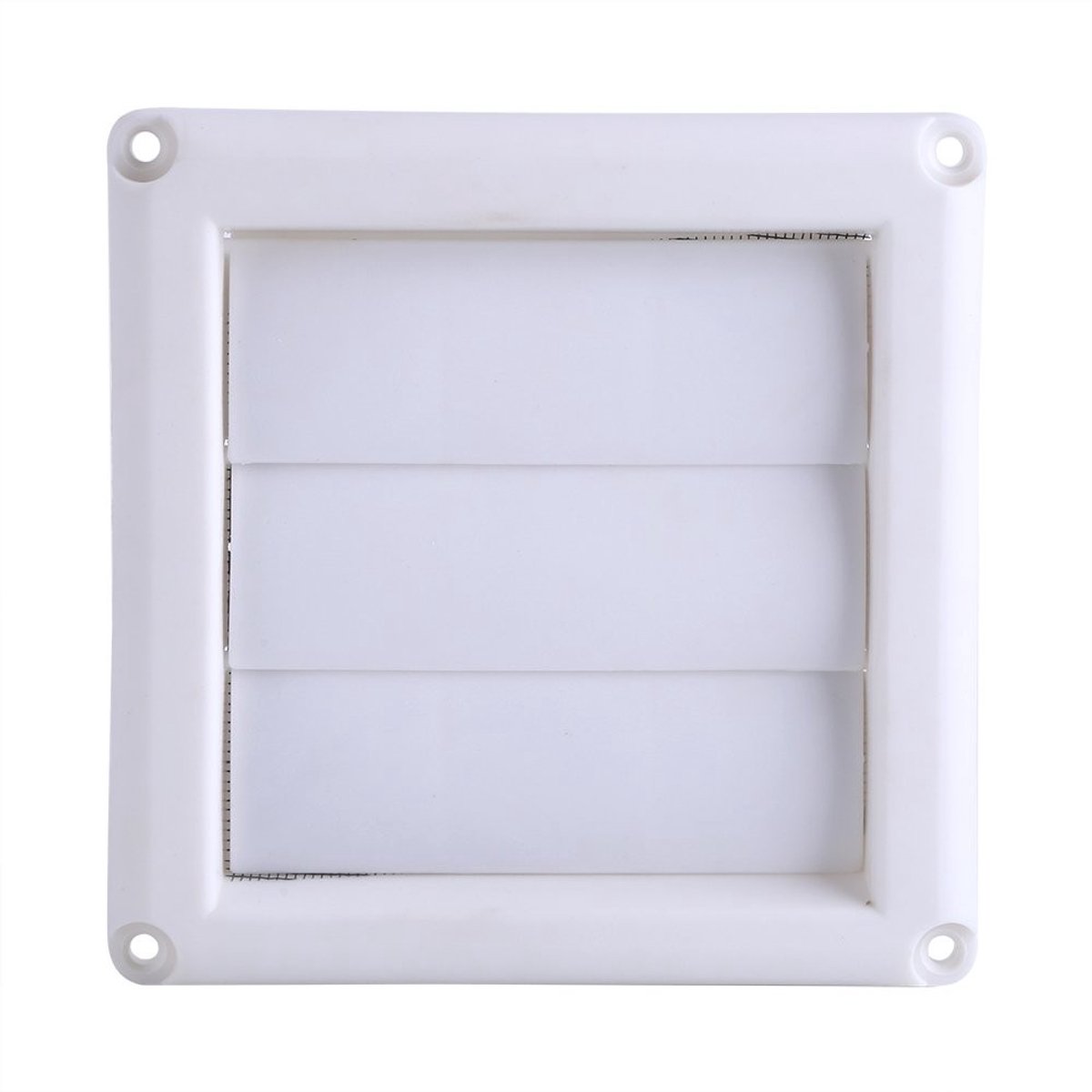 Dailygoods- Ventilatierooster Kunststof - Ventilatierooster Afsluitbaar - Rooster voor Muurdoorvoer - Luchtcirculatie - Ongediertebestrijding - Decoratieve Afdekking - Luchtrooster