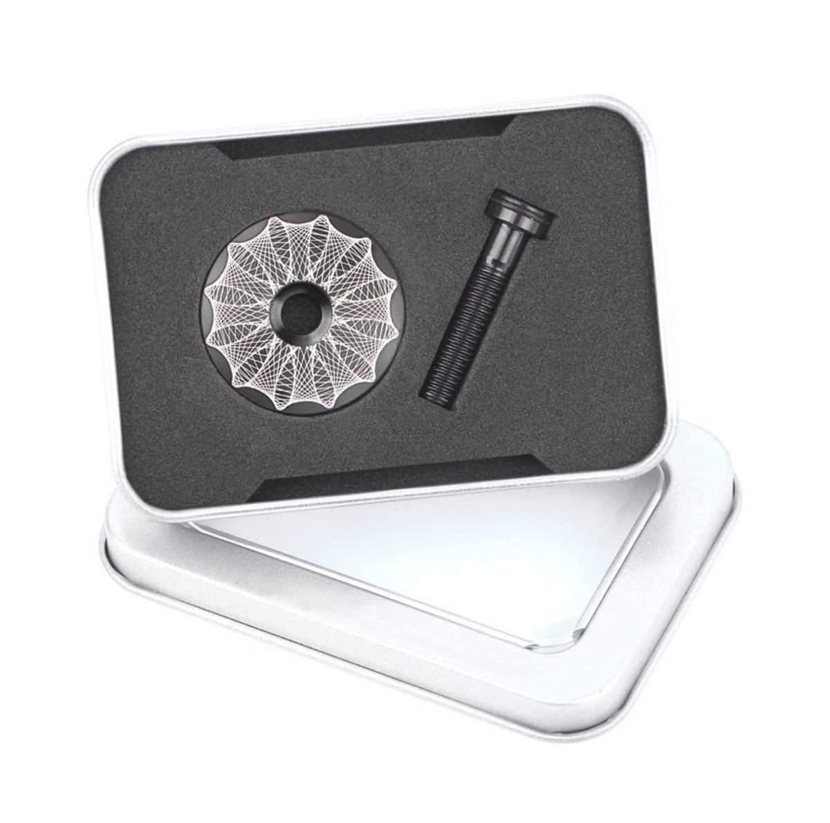 Dailygoods- Stuurpen Verlenging - TC4 Titanium - Lichtgewicht 28.6mm - Waterdicht - Universeel - Inclusief Metalen Doos - Fietsafdekking
