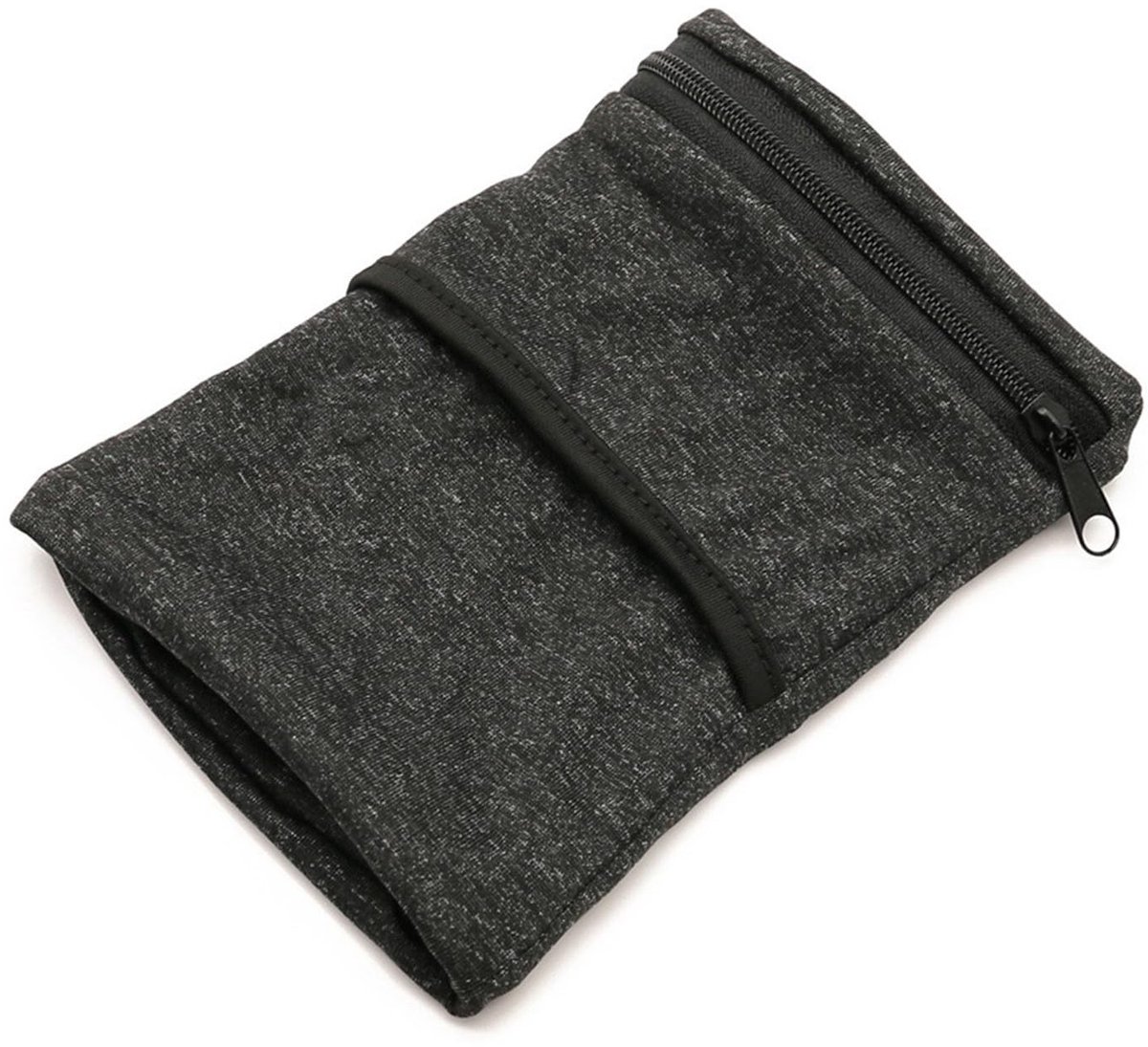 Dailygoods- Sporttas Lichtgewicht - Sporttas met Ritsvak - Polsportemonnee - Zweetabsorberende Armbanden - Ademend Polyester - Beschermt de Pols - Polsporttas