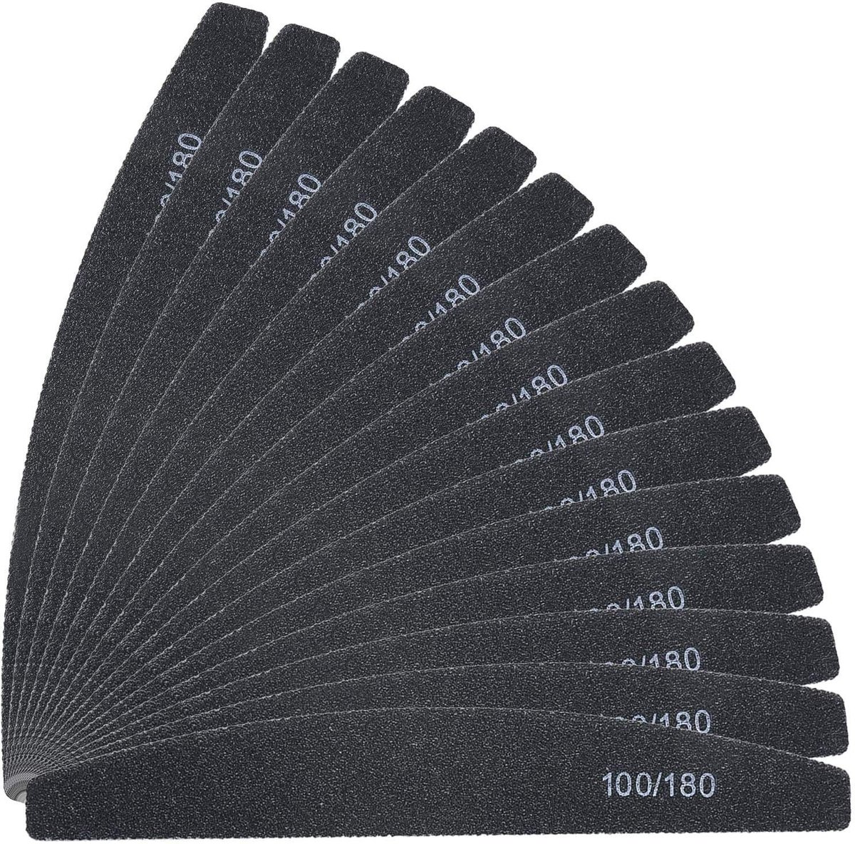 Dailygoods- Nagelvijl Set 16 Stuks - Dubbelzijdige Nagelvijlen 100/180 - Professionele Nagelverzorging - Hoogwaardige Emery Board - Geschikt voor Vingernagels - Nagelvijlset