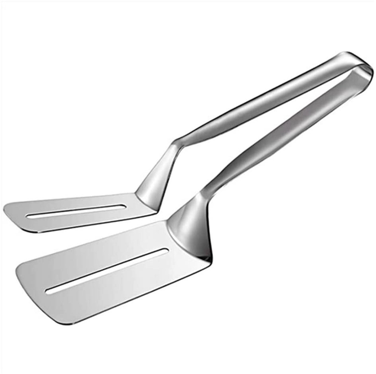 Dailygoods- Kooktang 25,4 cm - Roestvrij Staal - Multifunctionele Keukentang - Antislip Grip - Vaatwasserbestendig - Perfect voor Vlees en Gebak