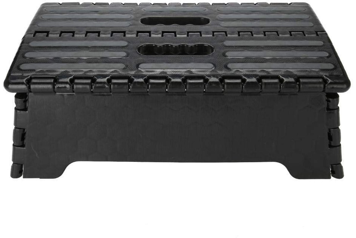 Dailygoods- Trappestege - Opvouwbaar - Antislip - Hoogwaardige Kunststof - Lastcapaciteit 300 kg - Lichtgewicht - Stabiliteit en Veiligheid - Stepladder