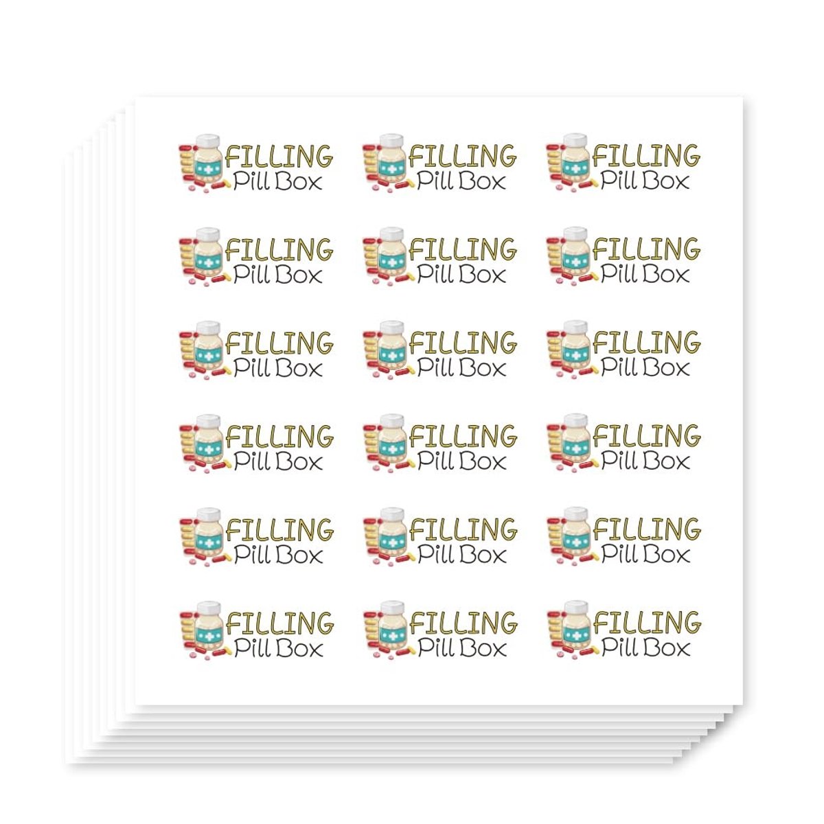 Dailygoods- Planner-Stickers 360 Stuks - Zelfklevende Stickers - Decoratieve Stickers - Woordstickers - Knutselen - Feestdecoratie - Decoratiestickers