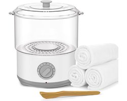 Sunowl Elektrische handdoekwarmer, snel voor spa, gezichtsverzorging, kappers/thuisgebruik, wit