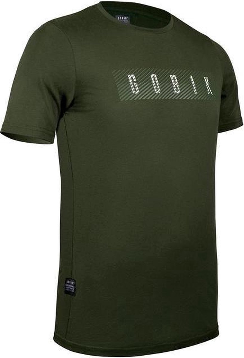 Gobik Men’s After Ride T-Shirt Overlines Army