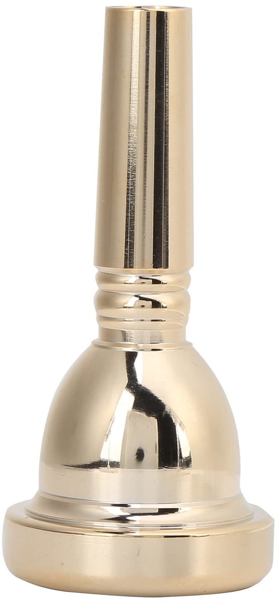 Dailygoods- Trombone Mondstuk Grote Schacht - Verzilverde Metaal - Slijtvast/Corrosiebestendig - Perfecte Pasvorm - Compact/Lichtgewicht - Handige Installatie - Trombonemondstuk