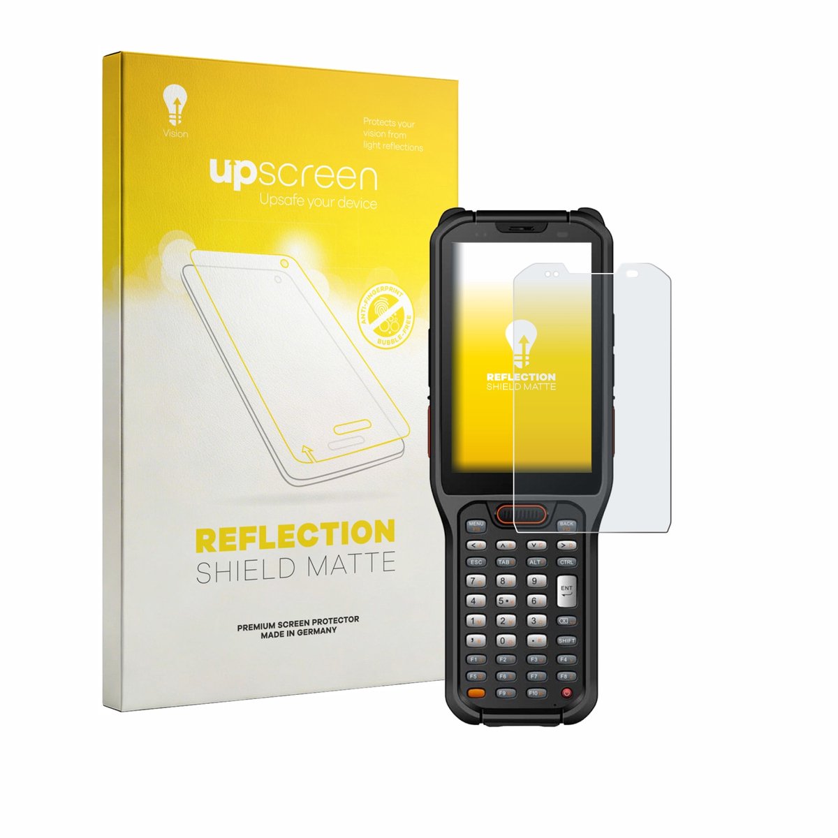 upscreen - Screenprotector voor Urovo RT40S - Folie Beschermfolie anti glare matte