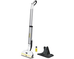Kärcher Elektrische dweil EWM 2; draadloze vloerreiniger met 2 roterende microvezelrollen; accuduur elektrische mop: ca. 20 min; oppervlakte per acculading: ca. 60 m²