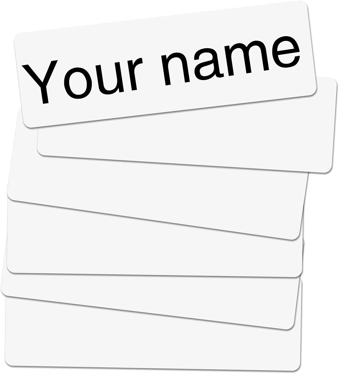 Dailygoods- Kledinglabels 150st - Zelfklevende Naamlabels - Waterdicht - Kledinglabels voor Kinderen - Naailabels - Hoogwaardige Sticker 4.45x1.5cm
