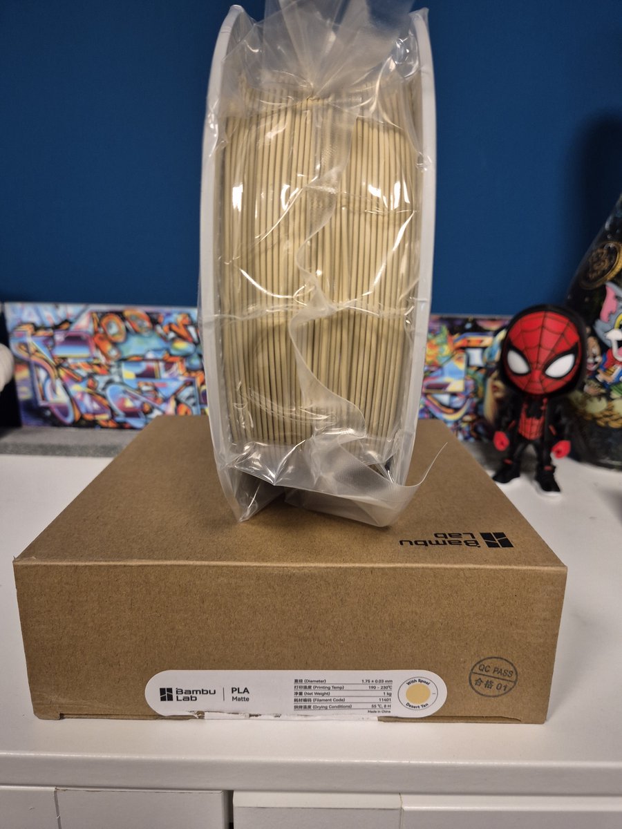 Bambu Lab - PLA Matte 1.75mm Filament – 1kg – Woestijnbruin (Desert Tan) - zonder spoel