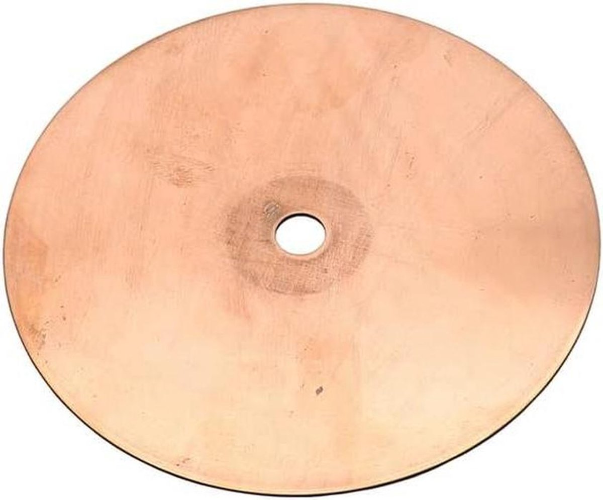 Polijstschijf Koper - Koperen Schijf Polijsten - Edelstenen Polijsten - Hoogwaardig Koper - 150 Mm Diameter - Koperkleurig