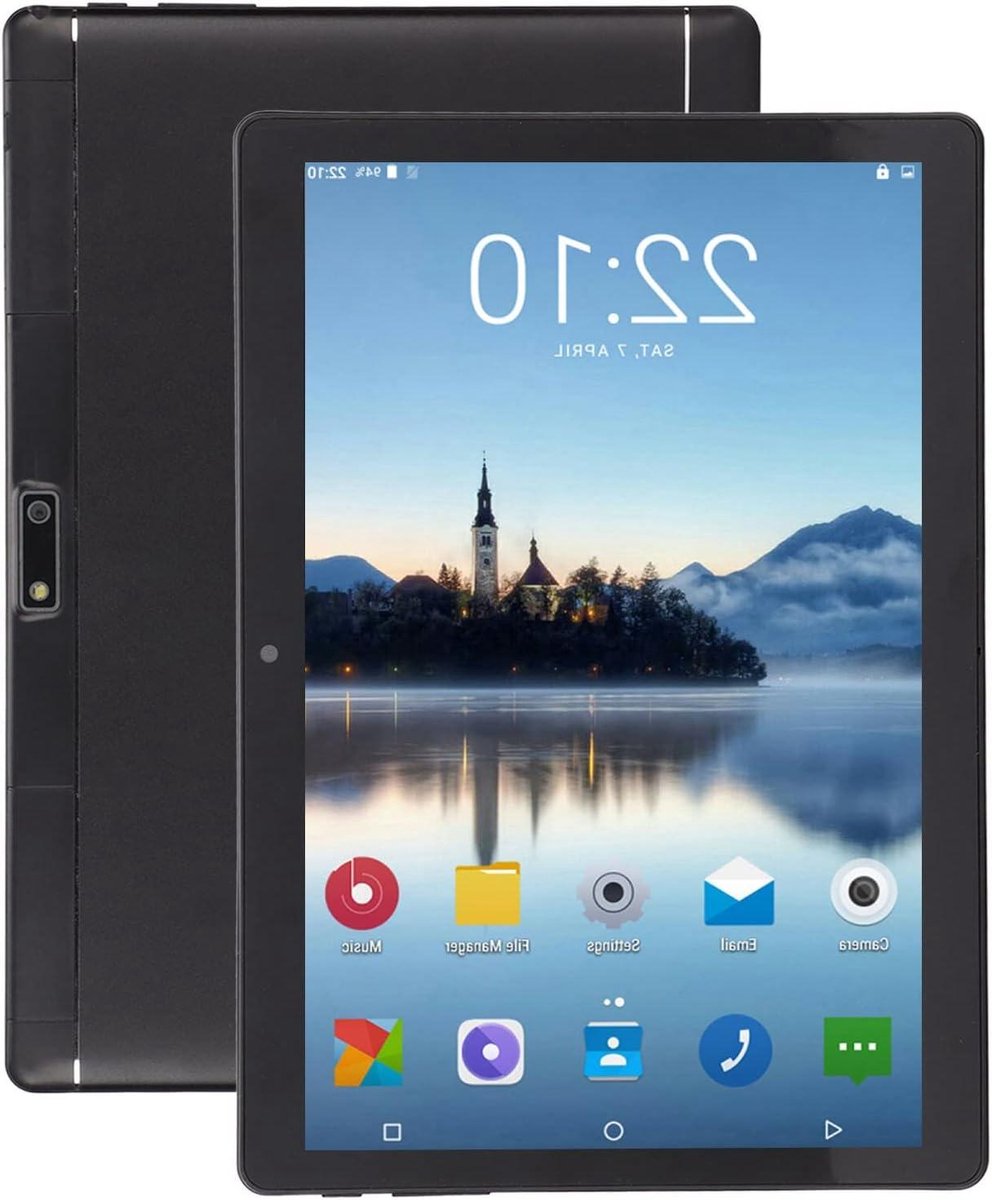 Tablet 10 Inch - Android Tablet Octa Core Tablet - Films Kijken - Aluminiumlegering Behuizing - 10 Inch - Zwart