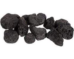 Vulkanische Stenen - Lavasteen Grind - Aquarium Decoratie - Poreuze Structuur - 150 g - Zwart