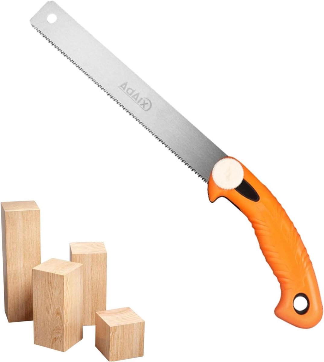 Japanse zaag - Trekzaag hout - Precisie houtbewerking - Dubbelzijdig zaagblad - 28 cm zaagblad - Zwart