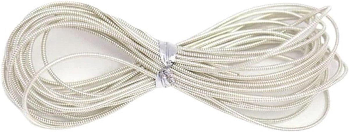 Kruissteekdraden Metaaldraad - Borduurdraad Koper - Sieraden Maken - Makkelijk Buigbaar - 10 Gram - Zilverkleurig