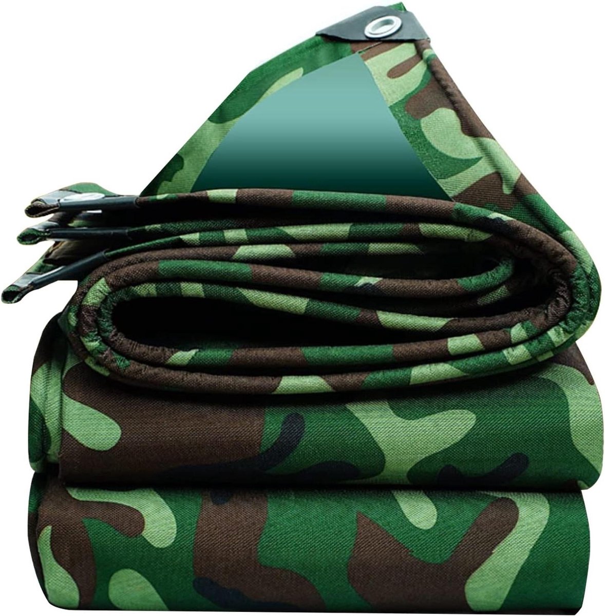 Waterdicht Zeil - Camouflage Doek - Buiten Beschermen - Verstevigd Weefsel - 1.5 x 6 Meter - Camouflage