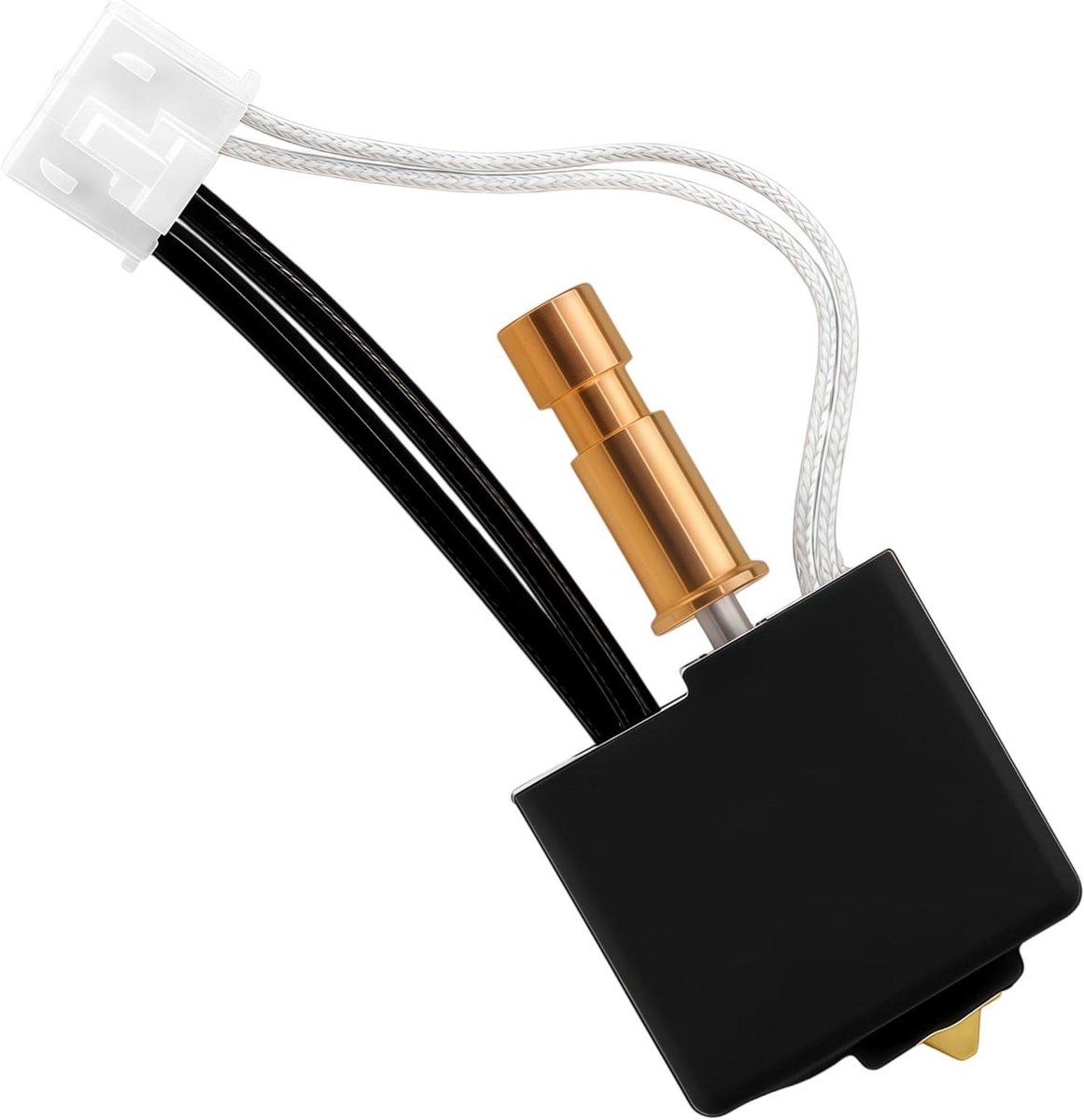Hotend Vervanging - Messing Nozzle - 3D Printen - Snelle Verwisseling - 0.4 mm - Zilverkleurig