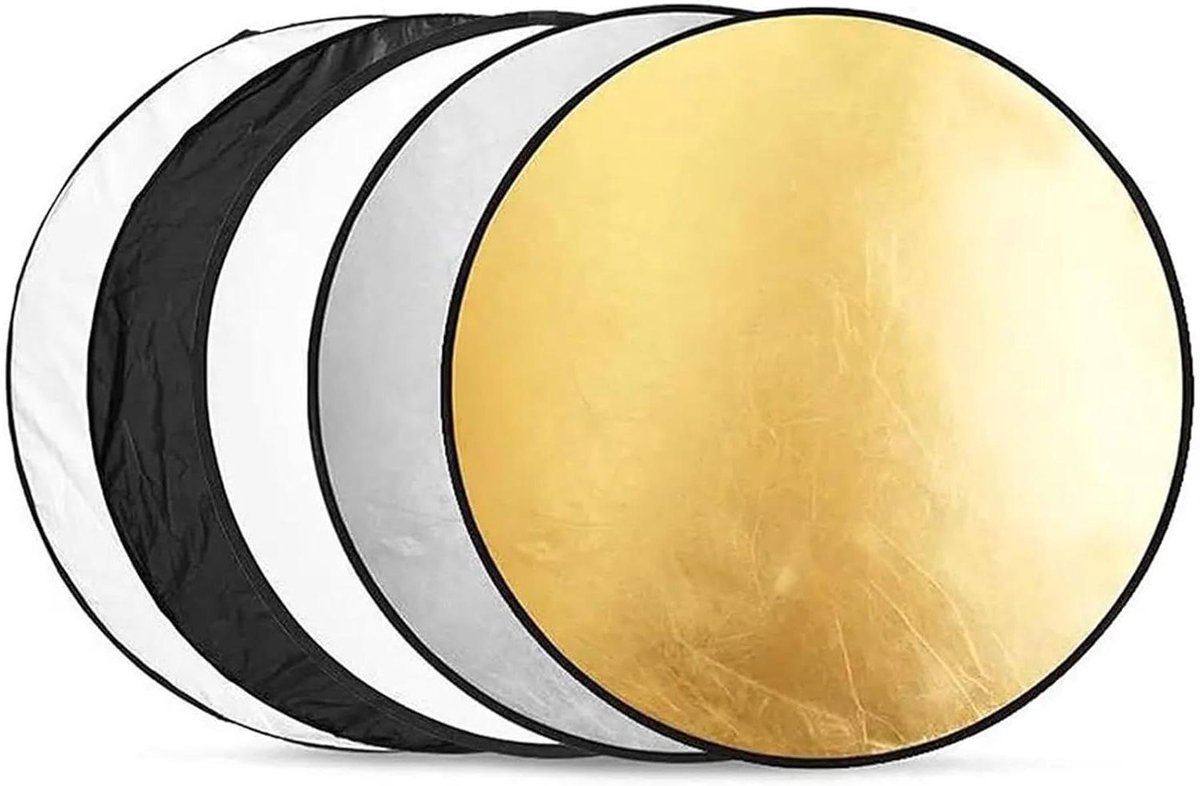 5-in-1 Reflector Fotografie Set - Vouwreflector 60 cm
