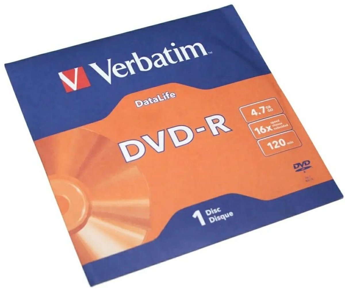 Verbatim Dvd-R 4,7 Gb 16X Voor Computers, Data- En Videobranding 1