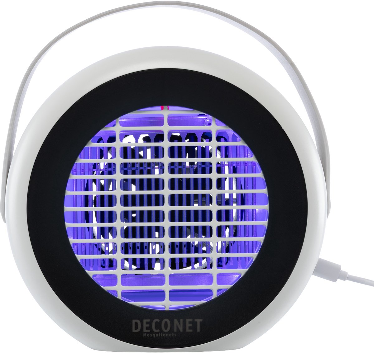 Deconet Elektrische insectenlamp met ventilator LED 1,5 Watt UV licht - Bereik 30 m² - Muggen- en vliegenlamp