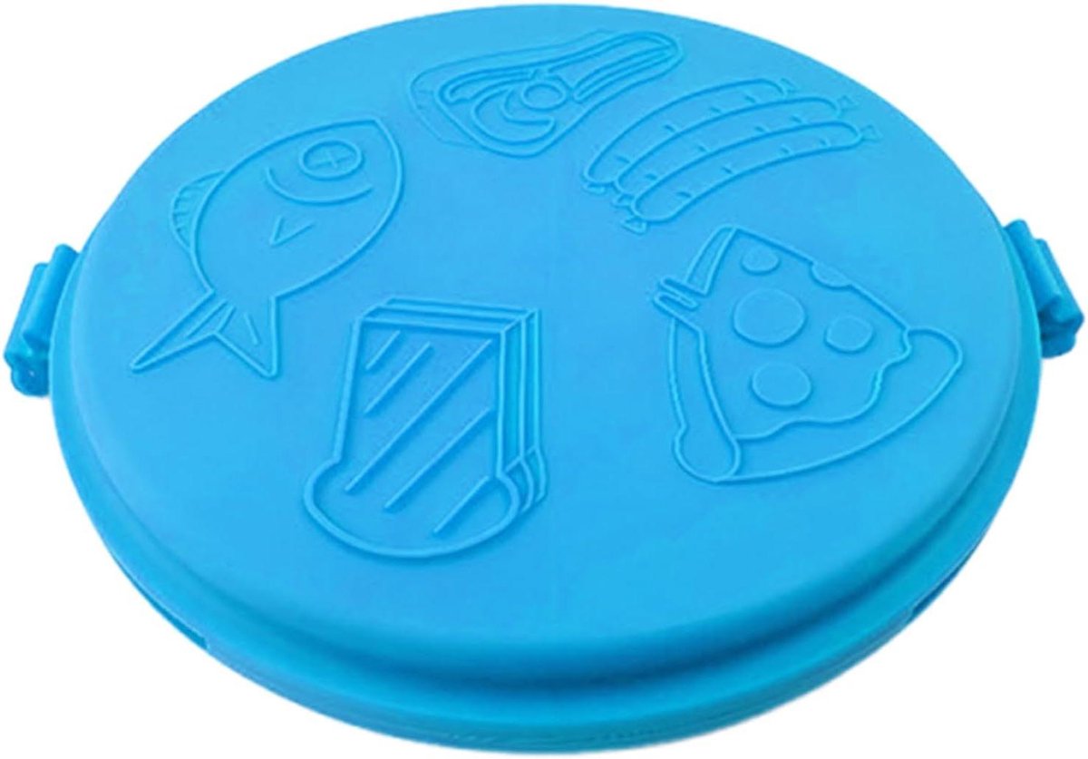 Magnetronpan - Sandwichgrill pan - Snel opwarmen - Ruimtebesparend ontwerp - 25 cm - Blauw