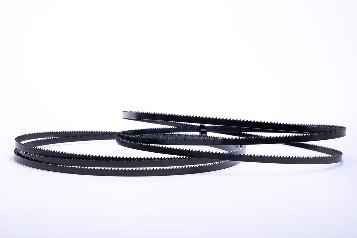 hoogwaardige bandzaagbladen, 2-delige set, 1065 x 5 x 0,4 mm, 24 tpm, gereedschapsstaal, zaagband voor PROXXON MBS 240 (NO 28 174)