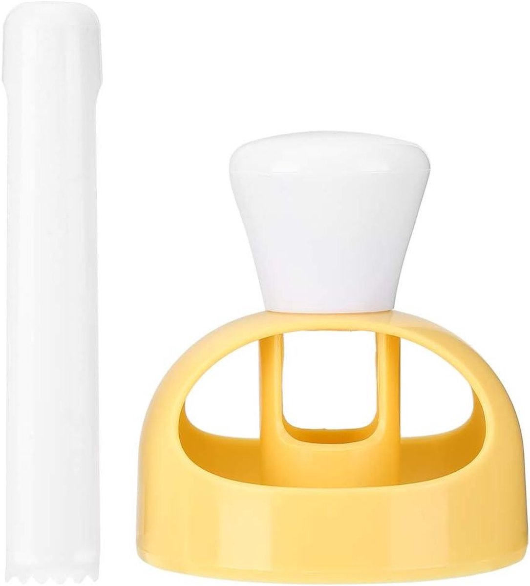 Donut Maker - Bakvorm Set - Zelf Gebak Maken - Ergonomisch Handvat - 8cm Diameter - Bruin