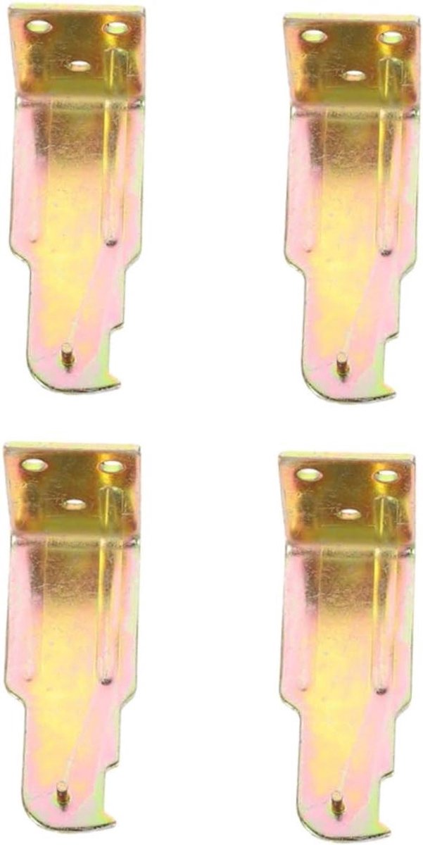 Brandblusser Ophangsysteem - Muurbeugel Set - Veilige Opslag - Veelzijdig Ontwerp - 7.5x4.5x3cm - Zilverkleurig