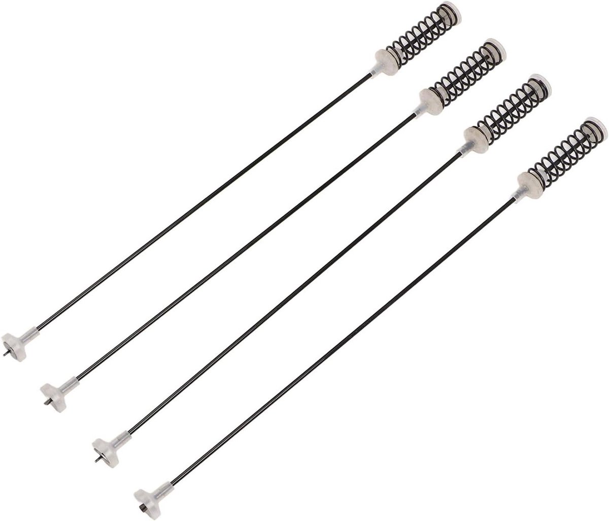 Wasmachine Ophangstangen - Apparaat Stabilisatoren - Apparaat Stabiliseren - Geluid Dempend - 4 Stuks - Zwart