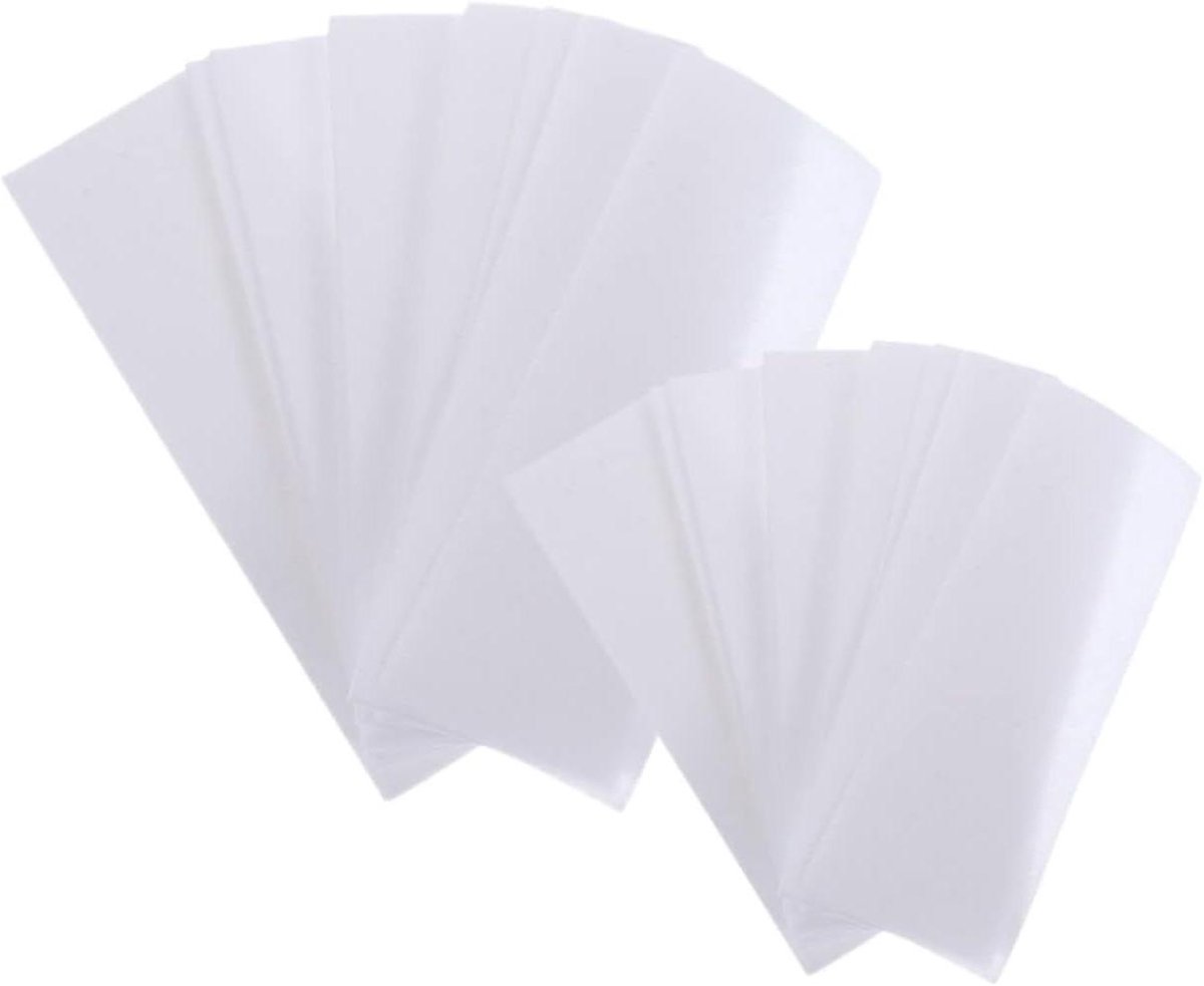 Wax Papier Strips - Ontharingsstrips - Huid Glad Maken - Vetvrij Materiaal - 400 Stuks - Wit