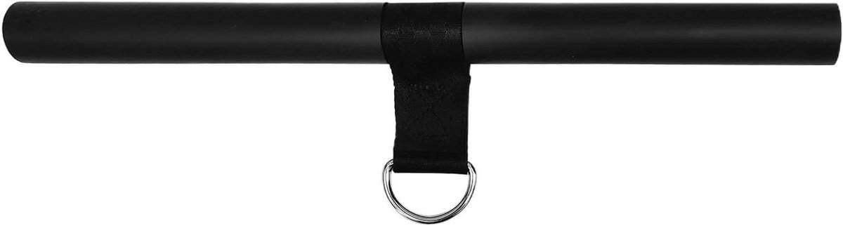 Katrol Machine Bar - Kabel Machine Handvat - Kracht Training - Slipbestendig Handvat - 40.5 cm - Zwart