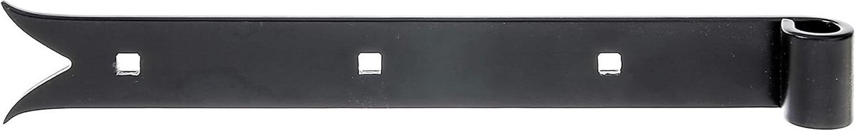 Deur Hinge - Poort Beslag - Poorten Bevestigen - Rechte Staart - 300 mm Lengte - Zwart