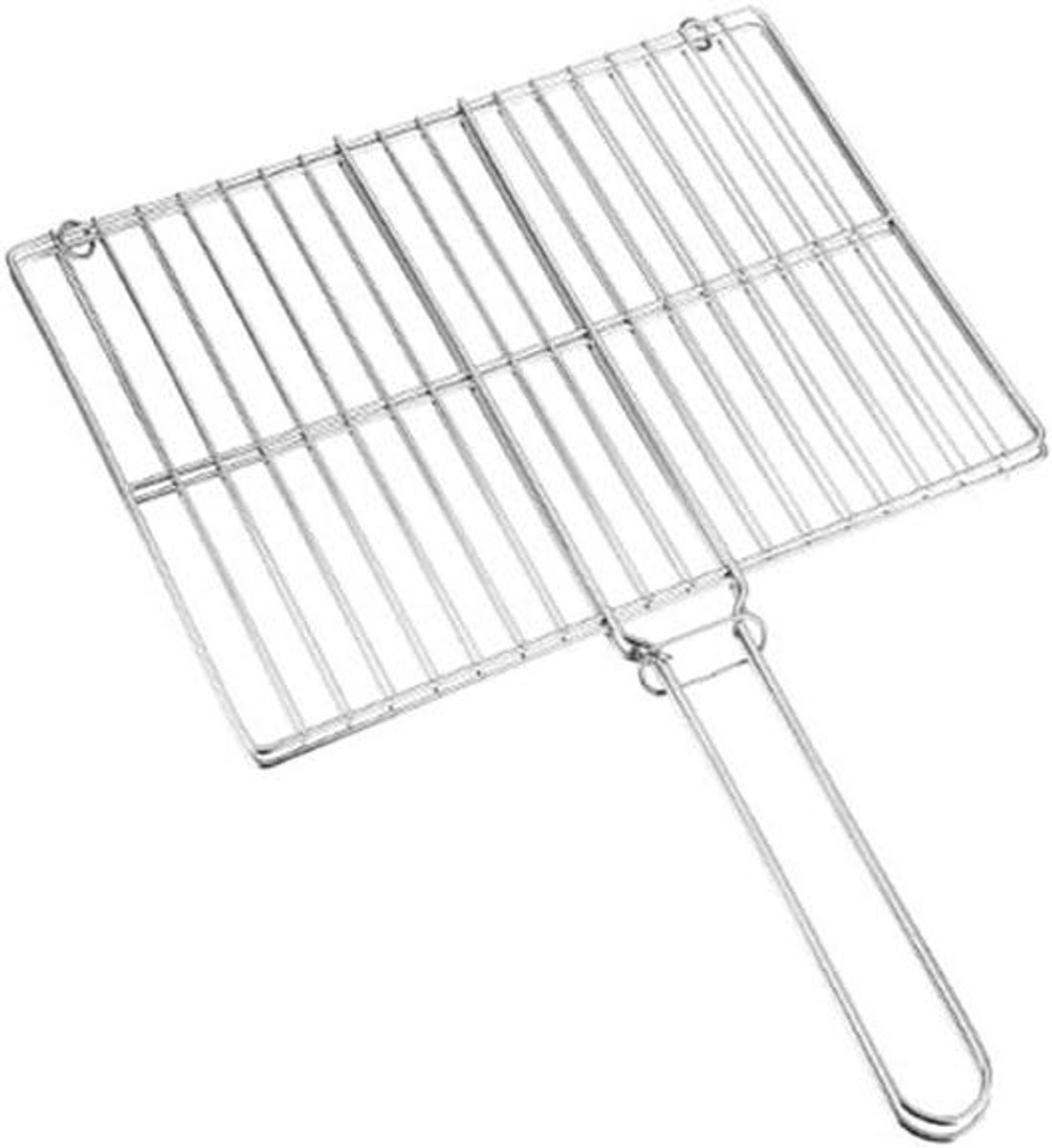Platte Grill Braai - Buiten Grill - Barbecueën Buiten - Houdt Grill Stevig - Groot Grilloppervlak - Zwart