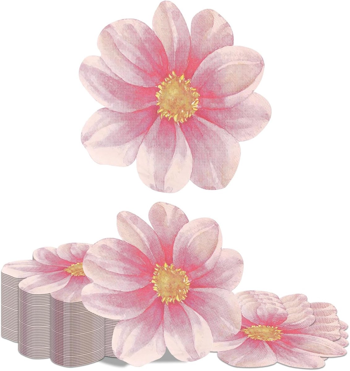 Servetten Papieren - Servetten - Tafel Servetten - Papier - Papieren Wegwerp Servetjes - Feestservetten - Voorjaar Servetten - Lunch/Diner Tafel Decoratie - 2 Laags - Roze - 40 Stuks - van Imperatoris