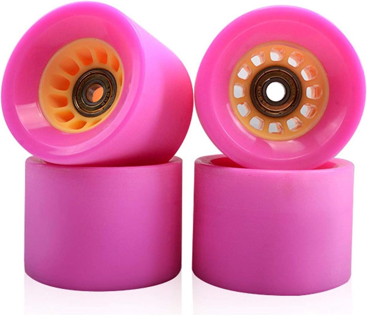 Skateboard wielen Dubbele tuimelwiel Buiten skateboarden Duurzaam PU materiaal 70x51mm 78A