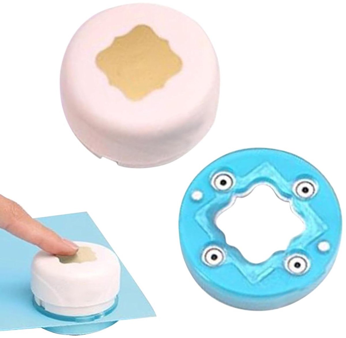 Papierpons - Magnetische stans - Kaarten maken - Nauwkeurige positionering - 51 cm - Frans