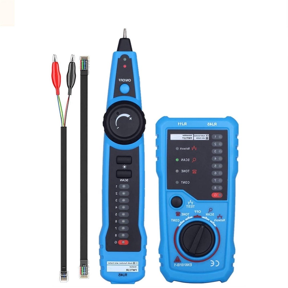 Netwerkkabeltester - Draad Tracker - Kabel Fouten Lokaliseren - Hoge Bandbreedte Controle - 1.5 kg - FWT11