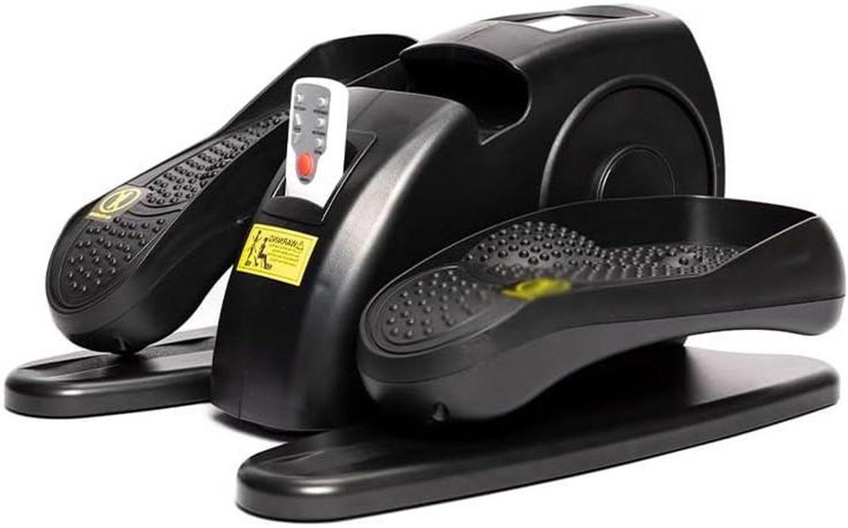 Mini Stepper - Hometrainer Loopband - Thuis Fitness - Stille Hydraulische Aandrijving - 40 dB - Zwart