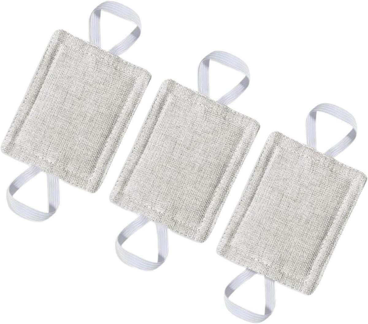 Deurstopper - Deursluitkussen - Geluidsreductie - Anti-botsing functie - 10x8 cm - Grijs