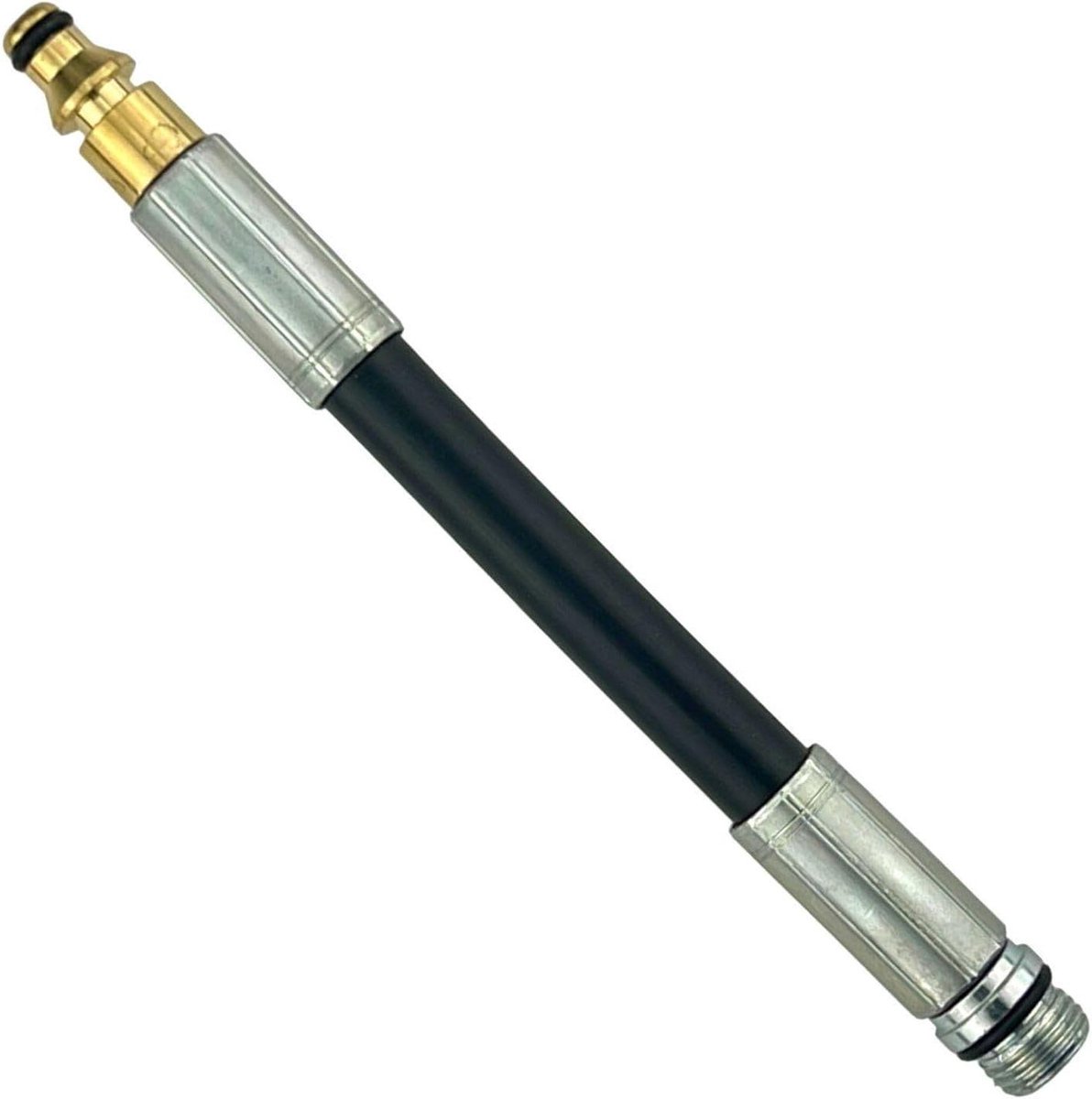 Hogedrukadapter - Reinigingsaccessoire - Schoonmaken Buiten - Universele Aansluiting - 1/4 Inch - Zwart