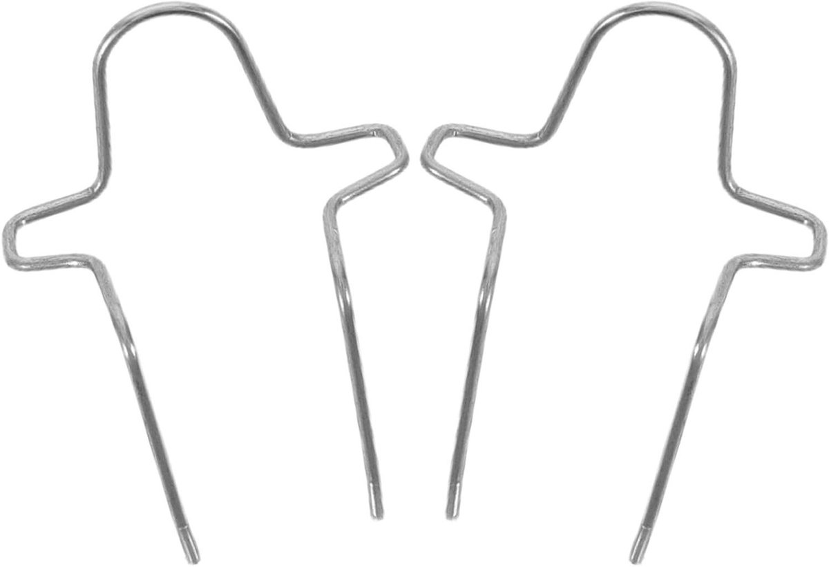 Haartrimmer Veer - Reparatieset Tondeuse - Efficiënt Knippen - Snelle Installatie - 2 Stuks - Zilver
