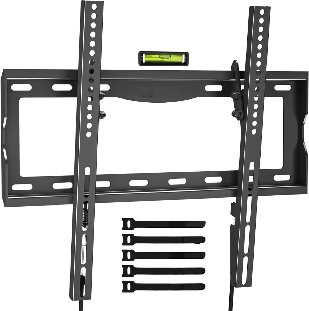 TIM® TV Beugel - TV Beugels Draaibaar en Kantelbaar - TV Beugel Draaibaar - Zwart - 45cm x 45cm x 3cm