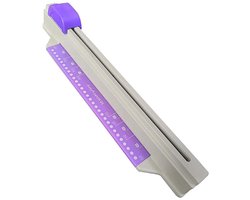 COYEUX Handmatige 30-gaats perforator, multifunctioneel A4-papier met meerdere gaten, met positioneringspinnen, gemakkelijk op te bergen, voor A4/B5/A5/B6/A7/B7 notitieboek-verzamelalbum