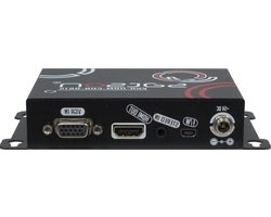 VGA naar HDMI Converter - Audio Scaler - Beeld Kwaliteit Verbeteren - OSD Controle Interface - Niet gespecificeerd - Zwart