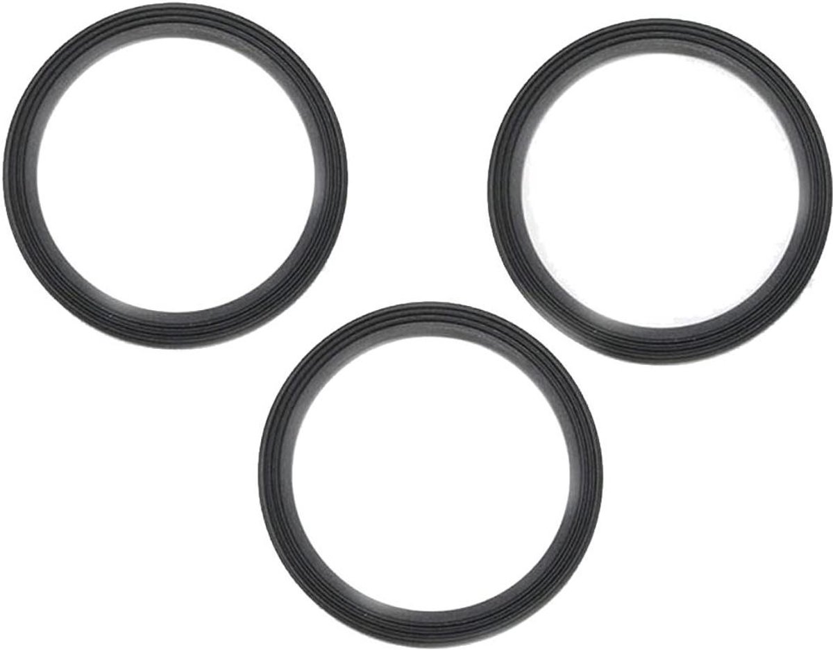 Afdichtingen Keukenmachine Pakkingen Set Keukenmachine Onderhoud Originele Pasvorm 3 stuks Zwart