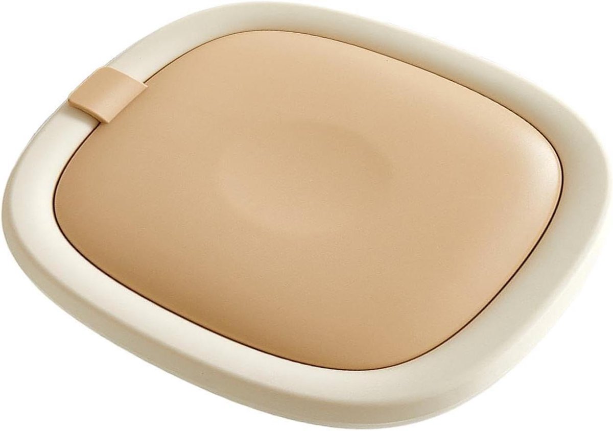 Rolijsmaker Bakplaat - Dessert Maker - Zelf Desserts Maken - Voedselveilig Roestvrij Staal - 23x23cm - Geel