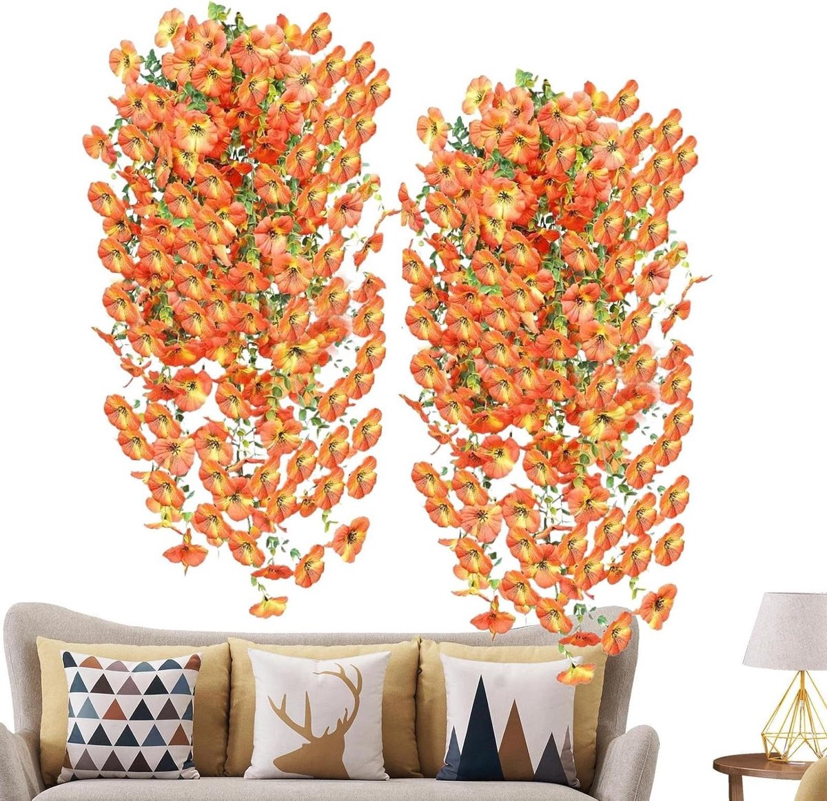 Kunstplant Slinger - Decoratieve Bladeren - Buiten Decoreren - Weerbestendig Materiaal - 7