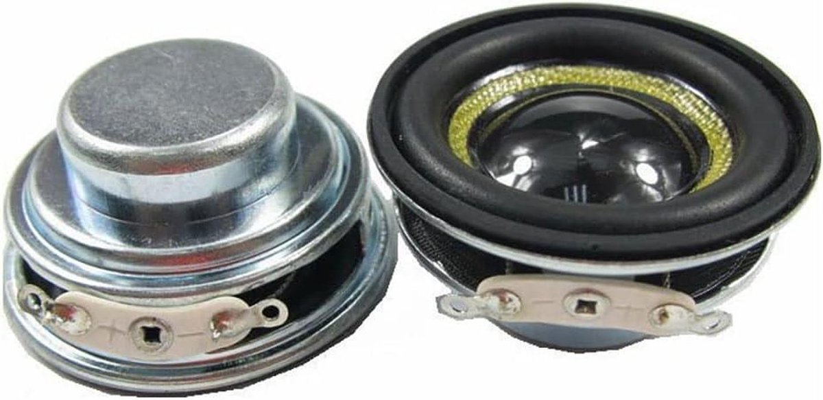 Full Range Speaker - HIFI Audio - Home Sound - Waterproof Design - 40mm Diameter - Blauw