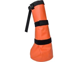 Hoef Soak Laarzen - Paarden Verzorging - Therapeutisch Onderdompelen - Waterdichte Techniek - 46cm Hoog - Oranje